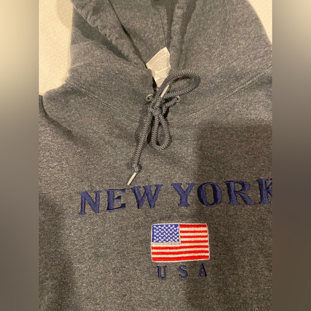 Jerzees New York USA graphic hoodie